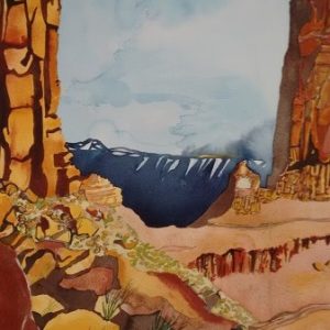 Castleton Tower from the Base of the Priest