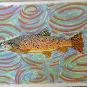 Brown Trout with Ripples
